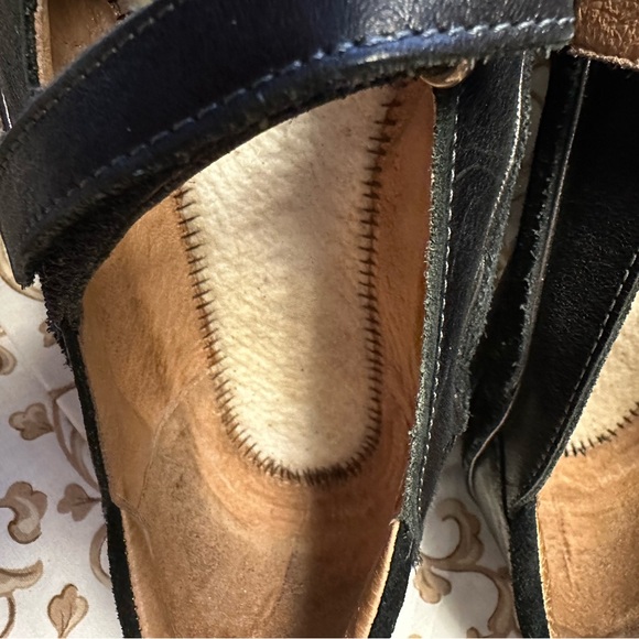 NAOT MAITAI BLACK LEATHER MARY JANE Size EU40/US 9 *NEW SOLES! - Picture 8 of 8